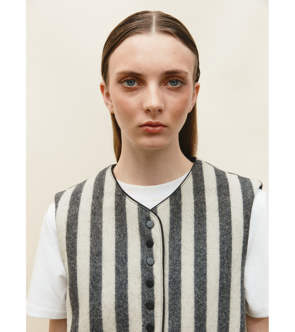 Pantalón lunares Color BLANCO/NEGRO REF.: 000234 Talla 38